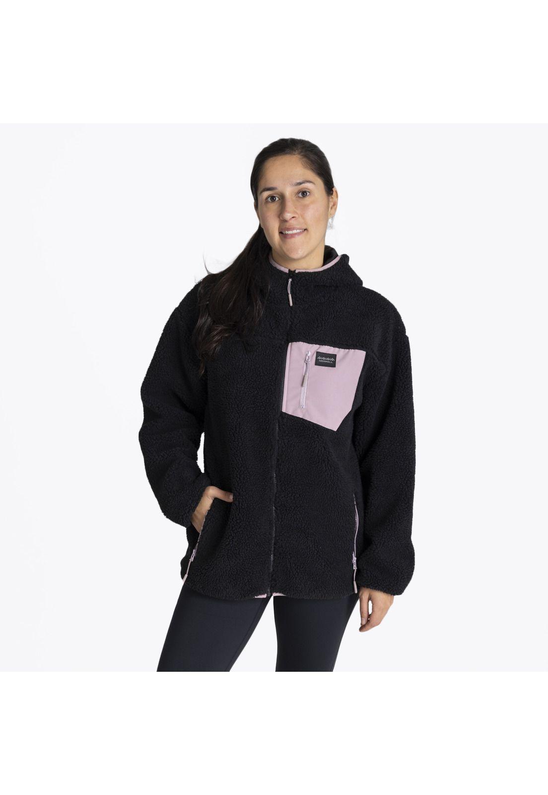 Polar Mujer Mars Sherpa Fz Negro-0