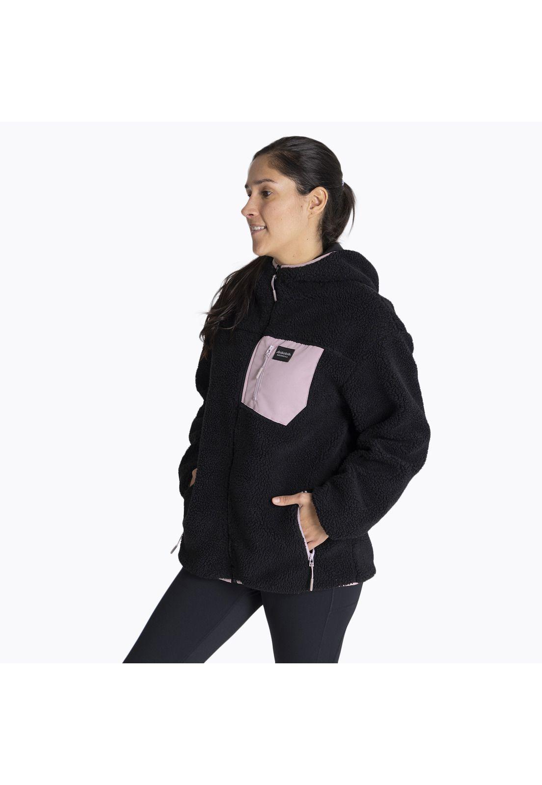 Polar Mujer Mars Sherpa Fz Negro-1