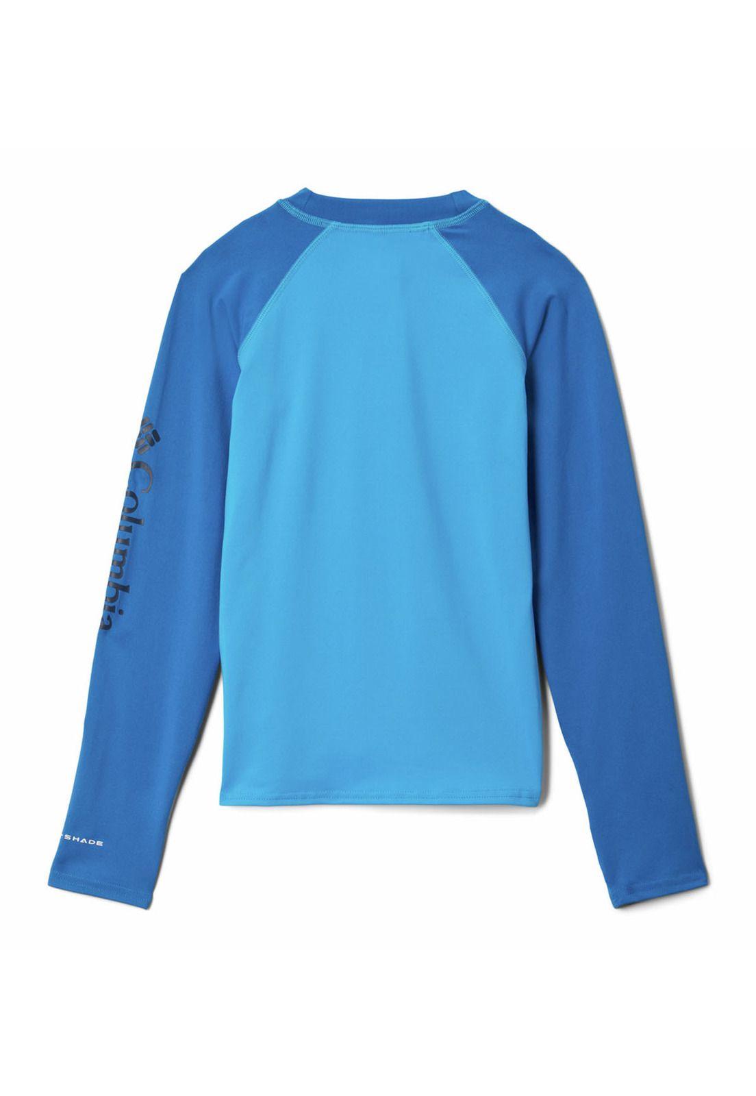 Polera Manga Larga Niño Sandy Shores Azul-1