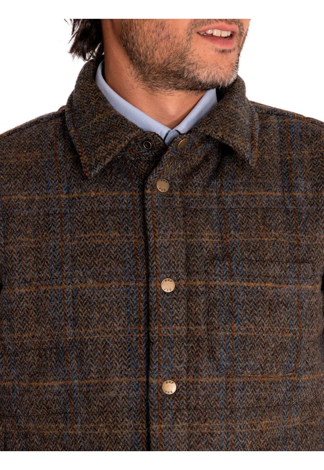 Chaqueta Lana Hombre Lewis Café-7