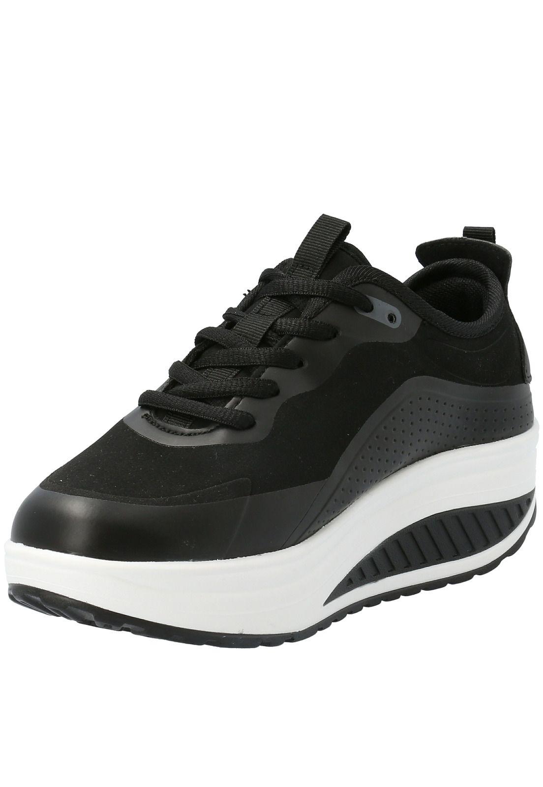 Zapatilla Mujer Federer Negro-3