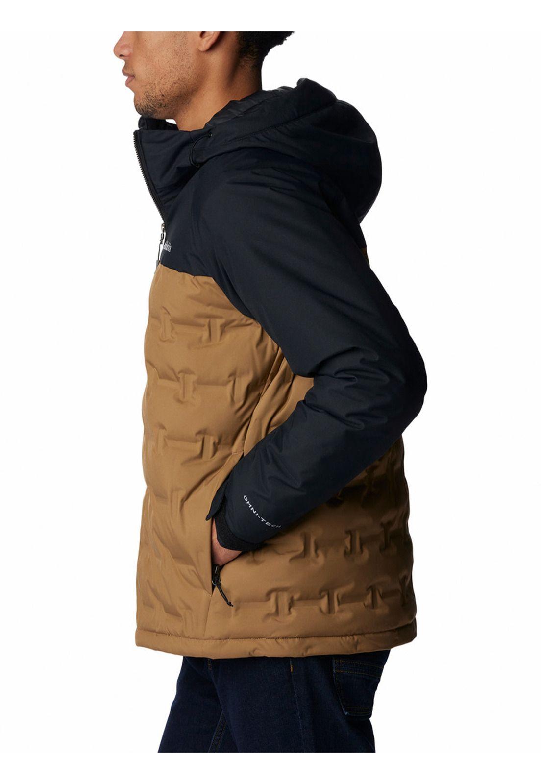 Parka Hombre Grand Trek II Down Hooded Café-1