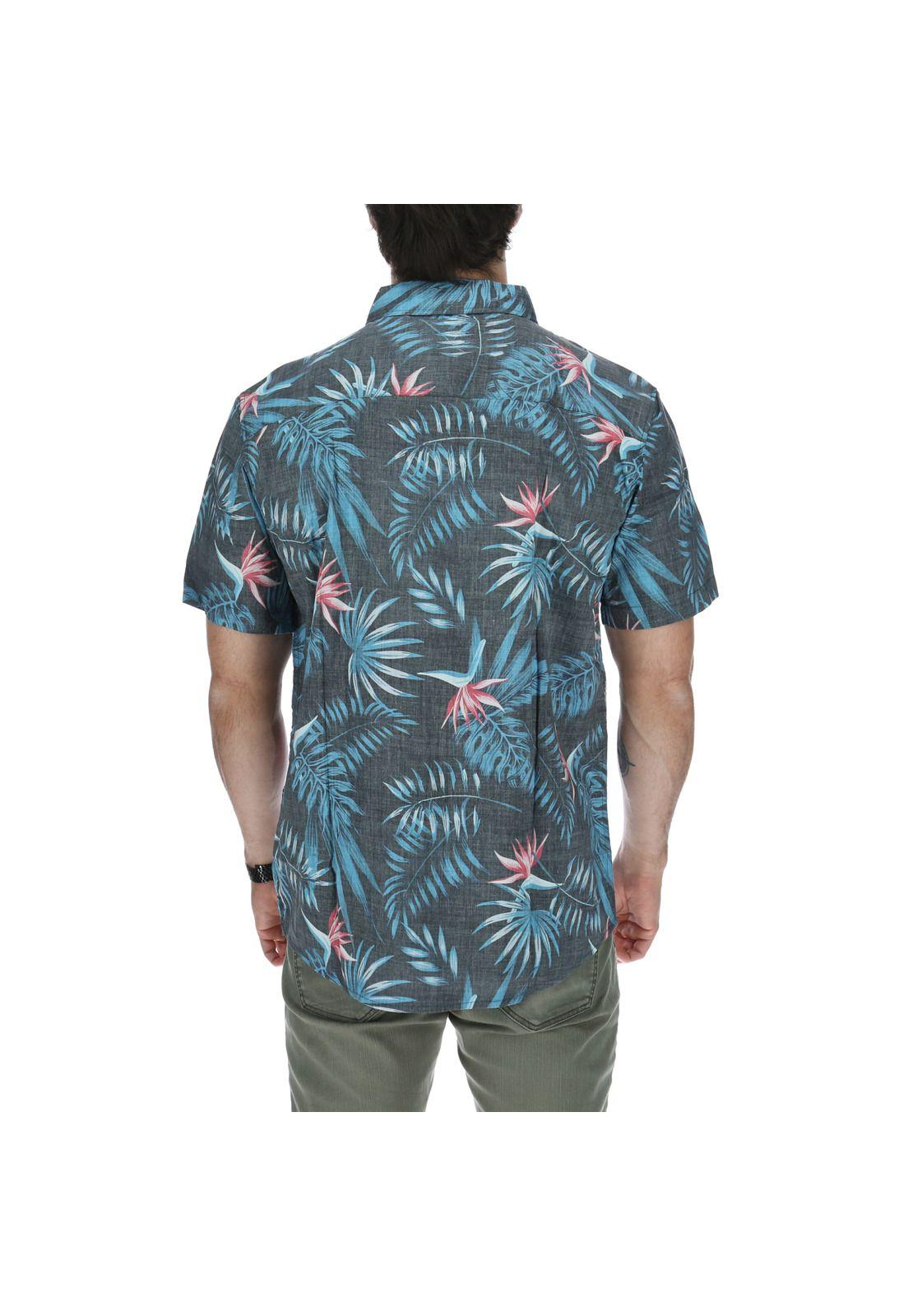Camisa M/C Hombre Brick Forest Azul Oscuro-2