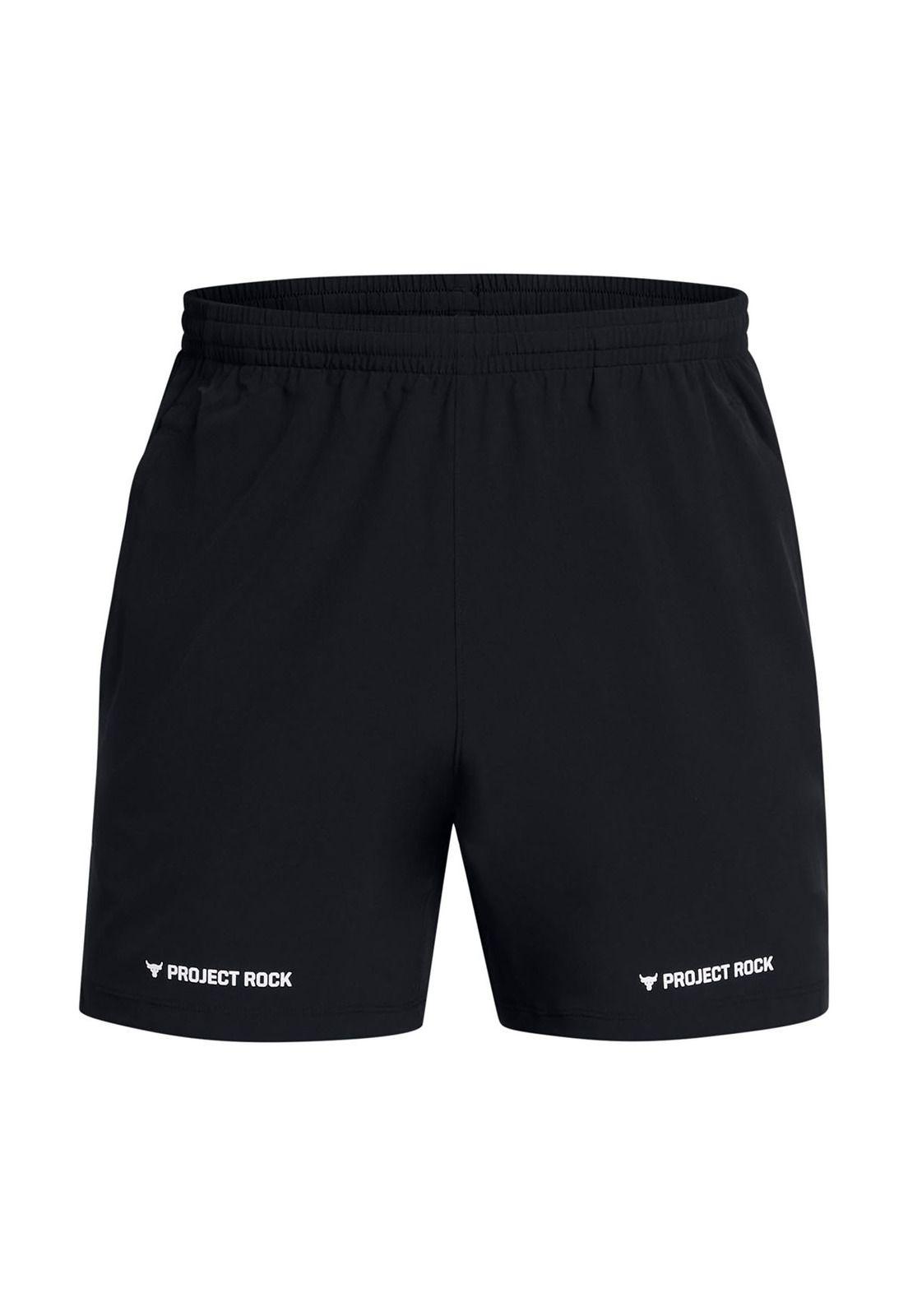 Shorts Project Rock Negro Ultimate Para Hombre-0