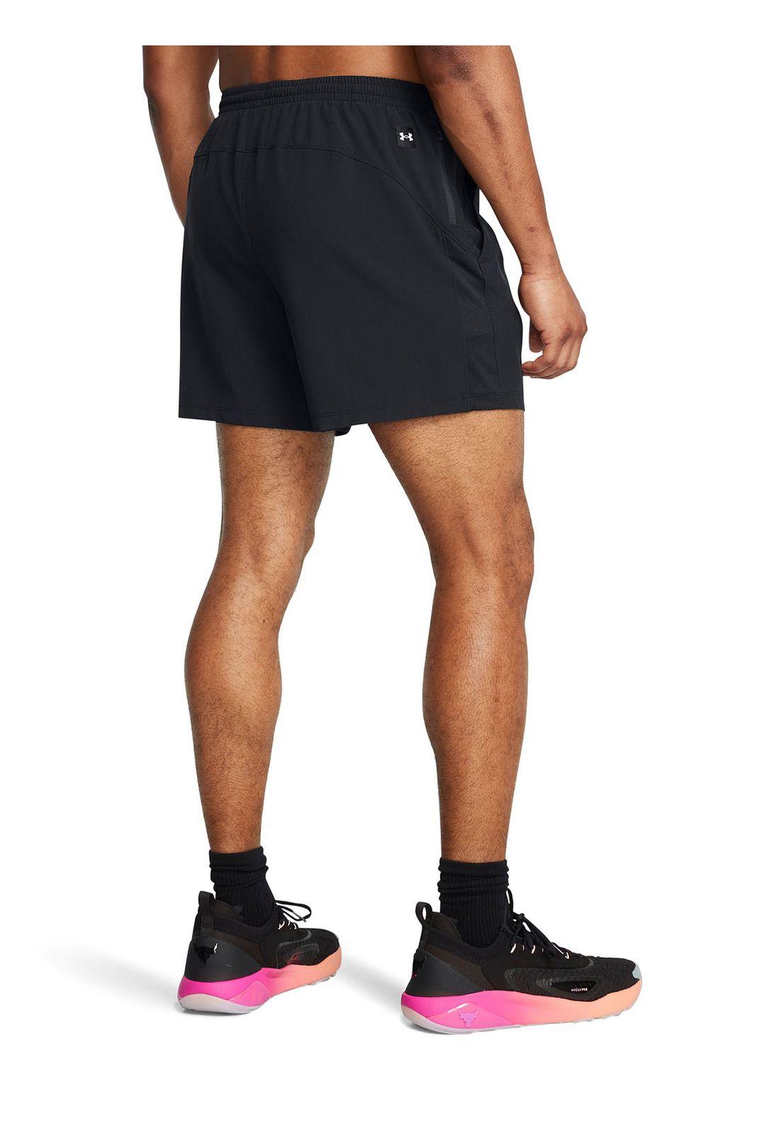 Shorts Project Rock Negro Ultimate Para Hombre-4