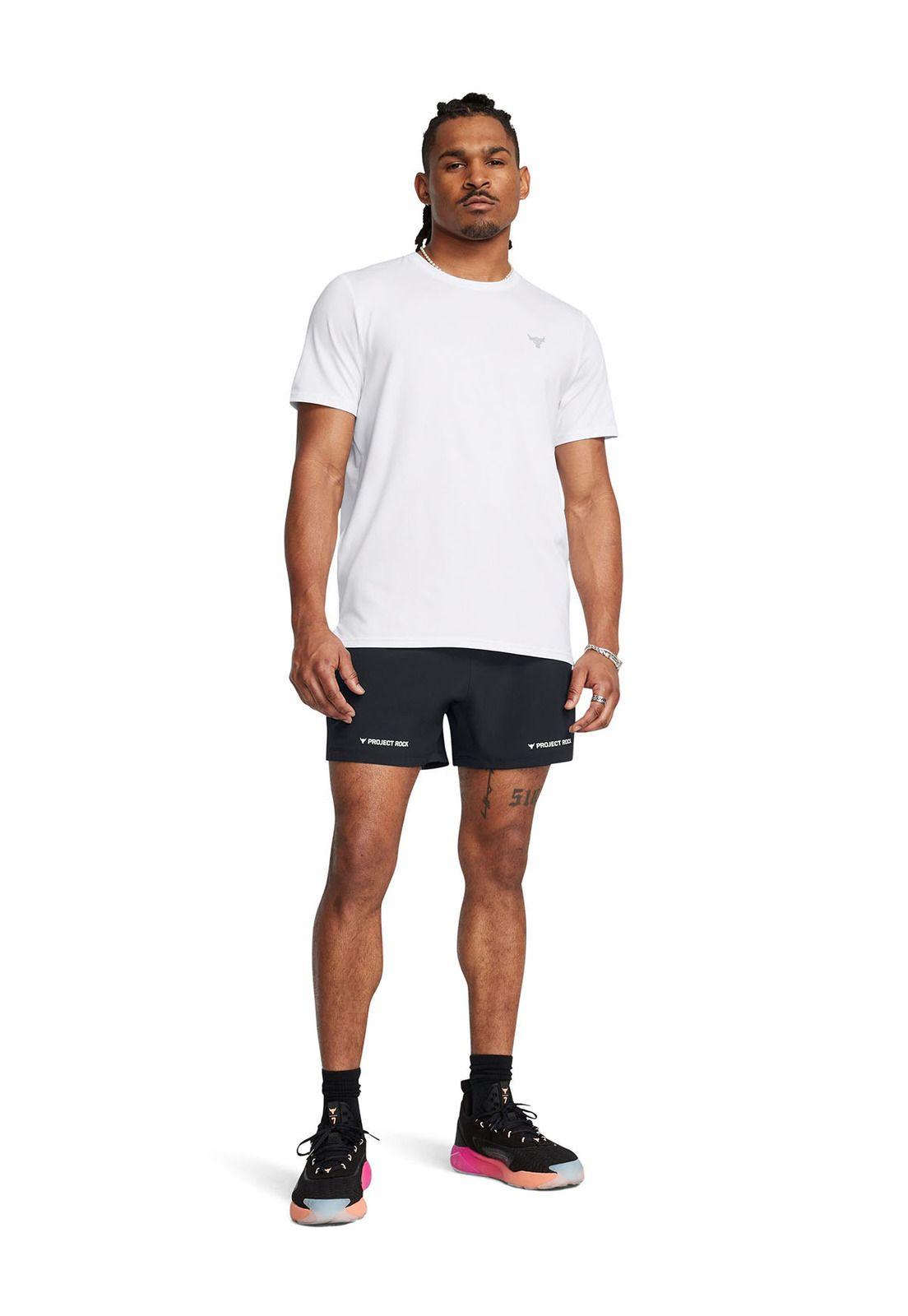 Shorts Project Rock Negro Ultimate Para Hombre-5