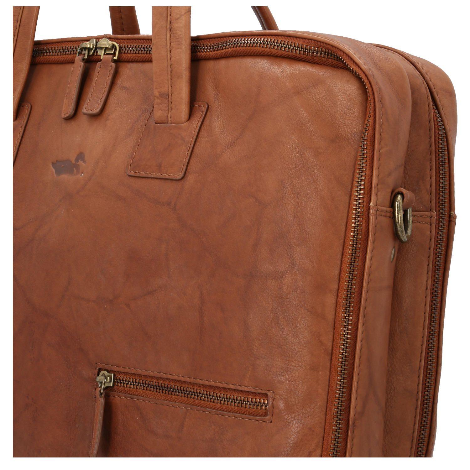 Maletín Cuero Hombre Aq Bryce Café-3