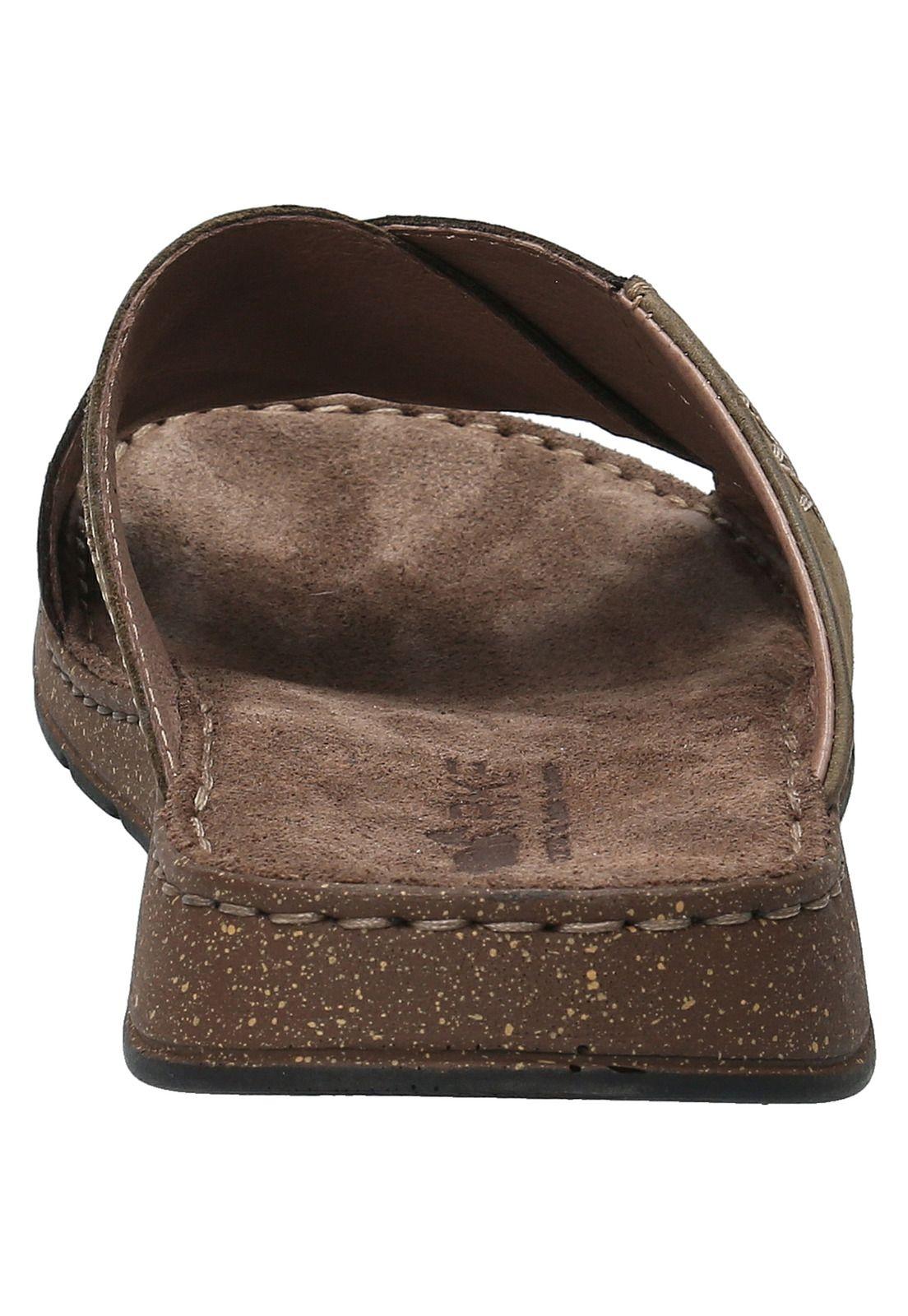 Sandalia Cuero Hombre Burleigh Verde-6