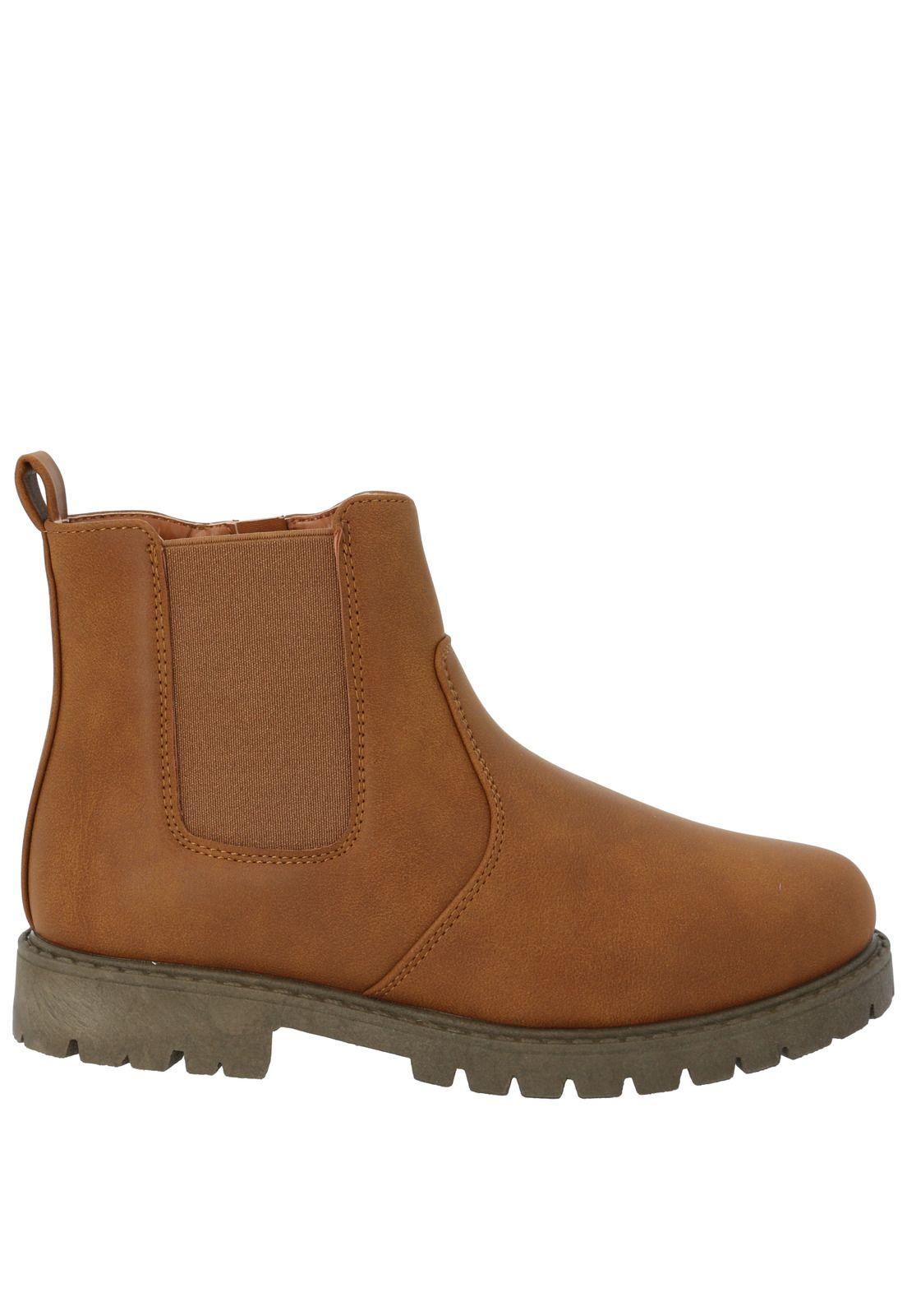 Botín Niña Liard 2 Café-1