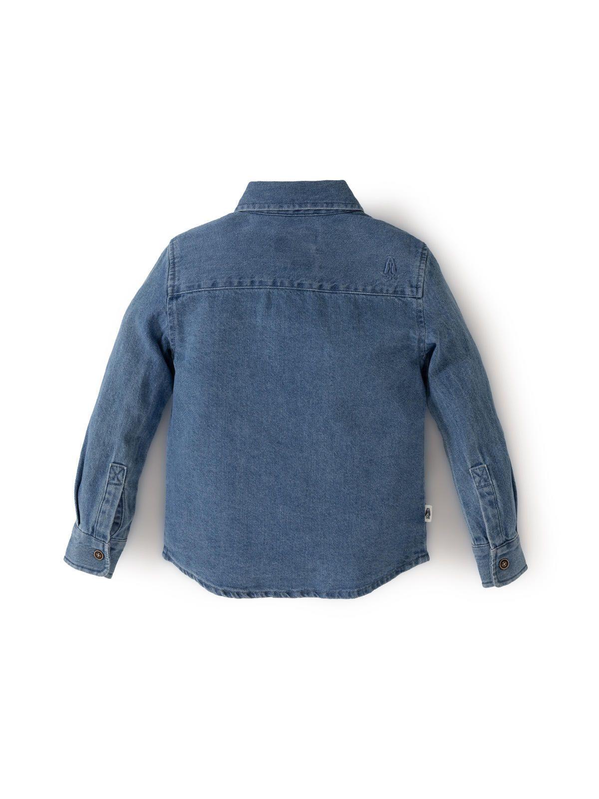 Camisa Manga Larga Niño Logan Denim-1