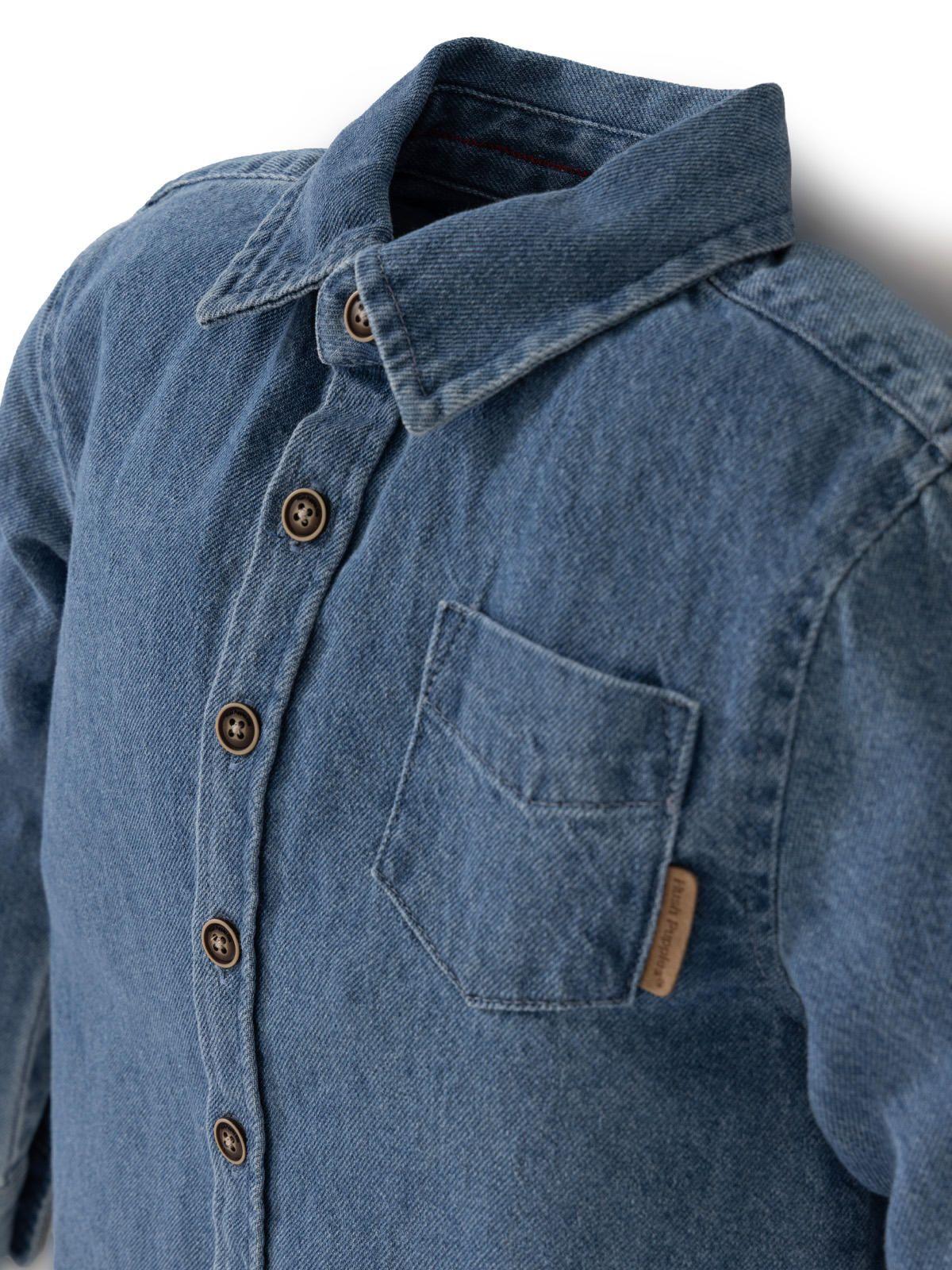 Camisa Manga Larga Niño Logan Denim-3