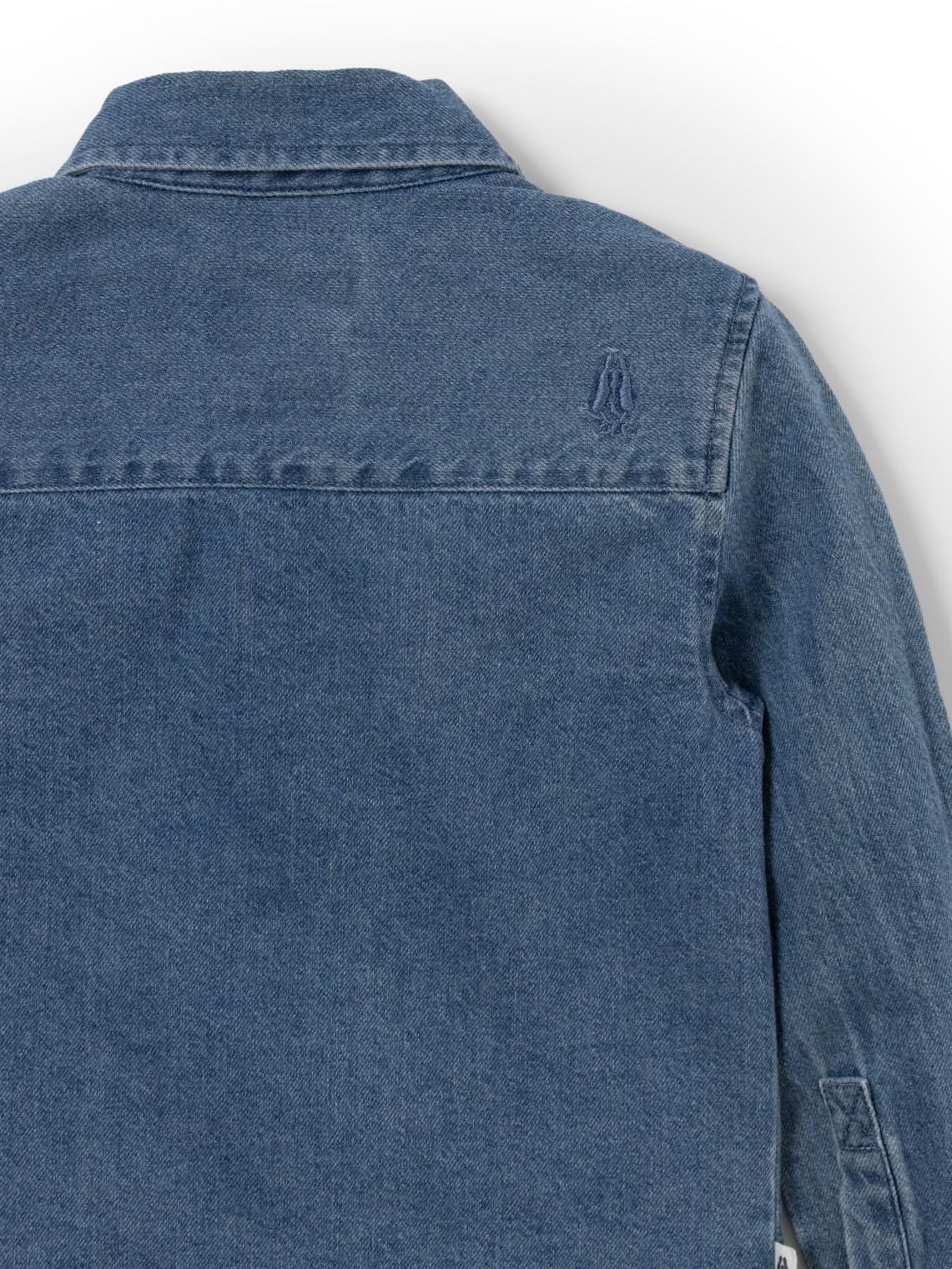 Camisa Manga Larga Niño Logan Denim-4