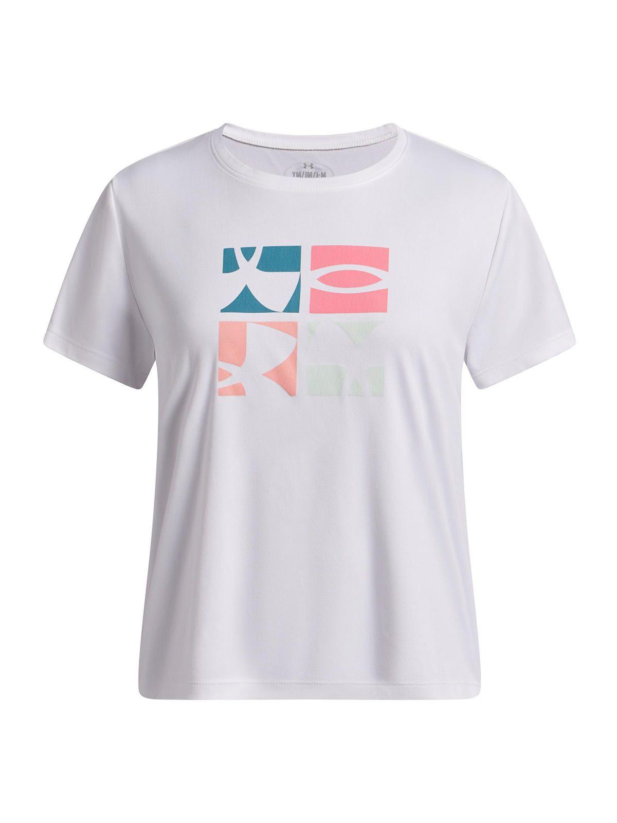 Polera M/C Niña Tech Logo Graphic Ssc Polera Blanca-0