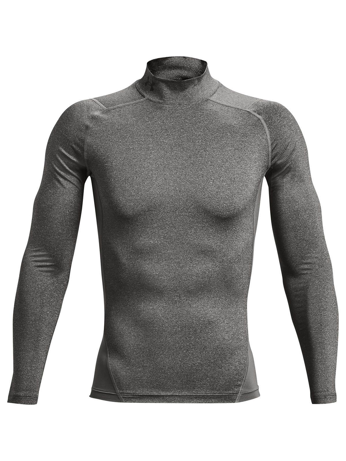 Primera Capa Superior Hombre Heatgear Mock Superior Gris-0