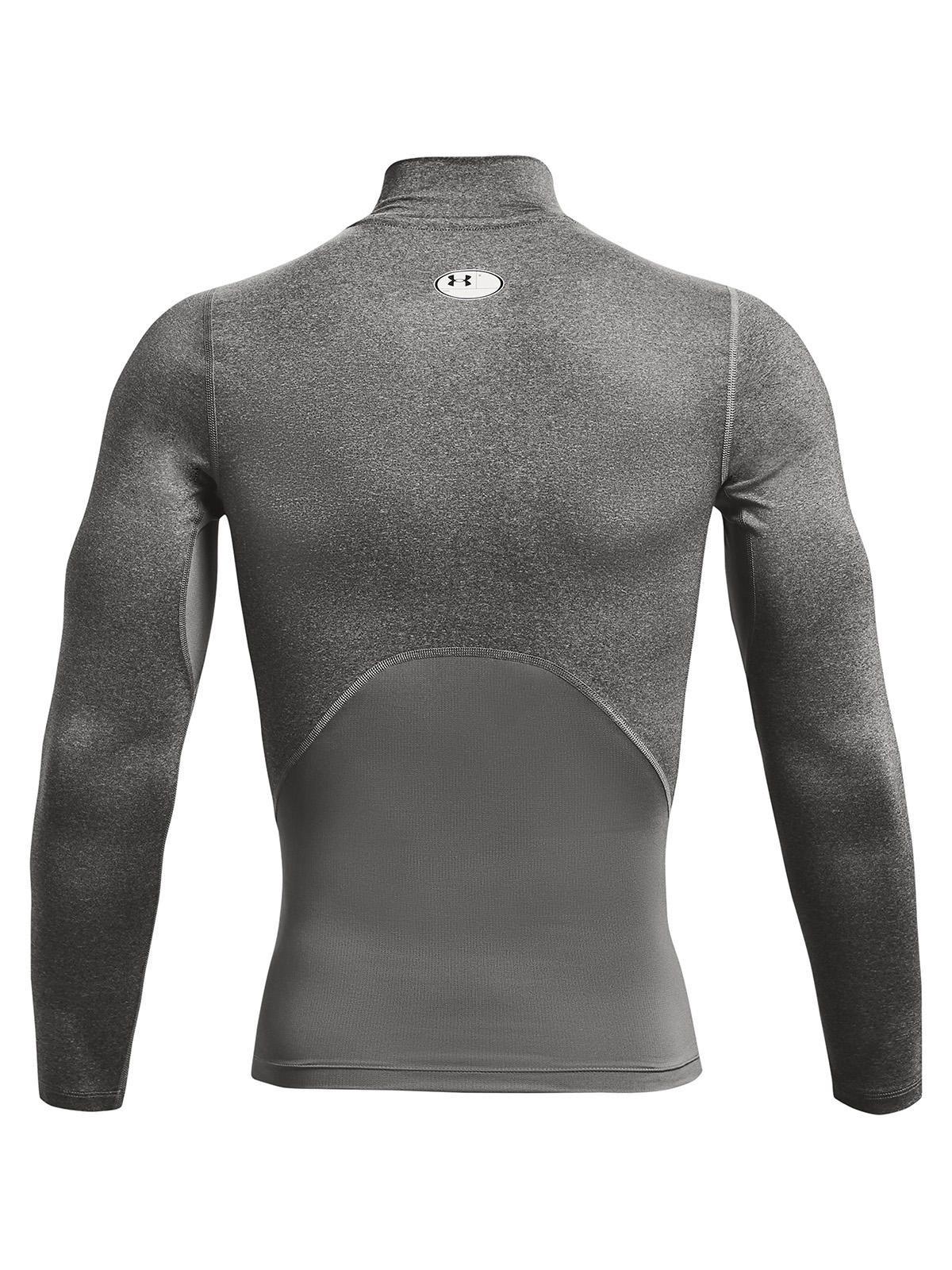 Primera Capa Superior Hombre Heatgear Mock Superior Gris-1
