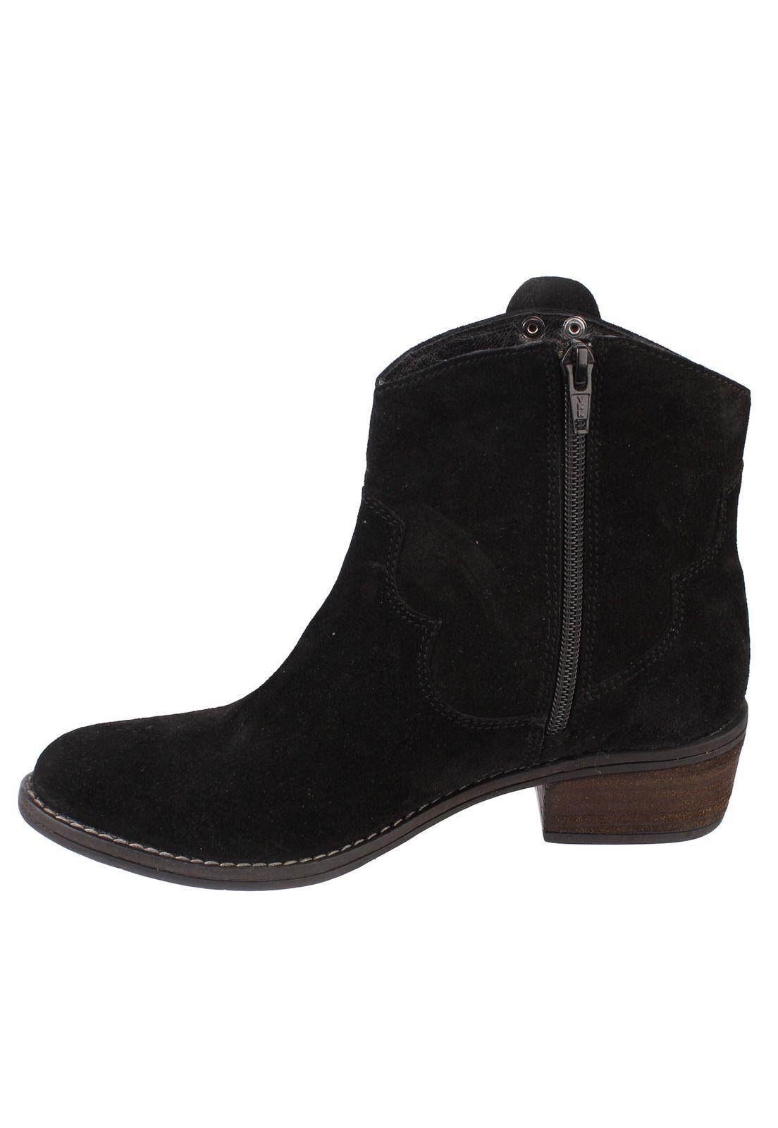 Botín Cuero Mujer Madelaine Negro-2