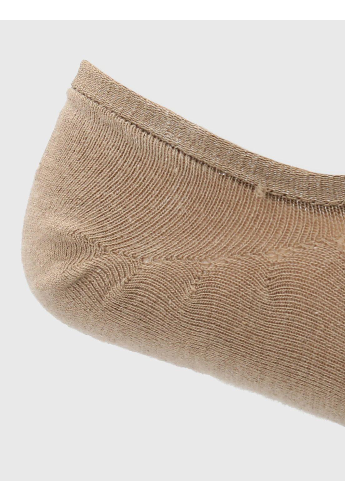 Calcetin Beige BasiHombre-1