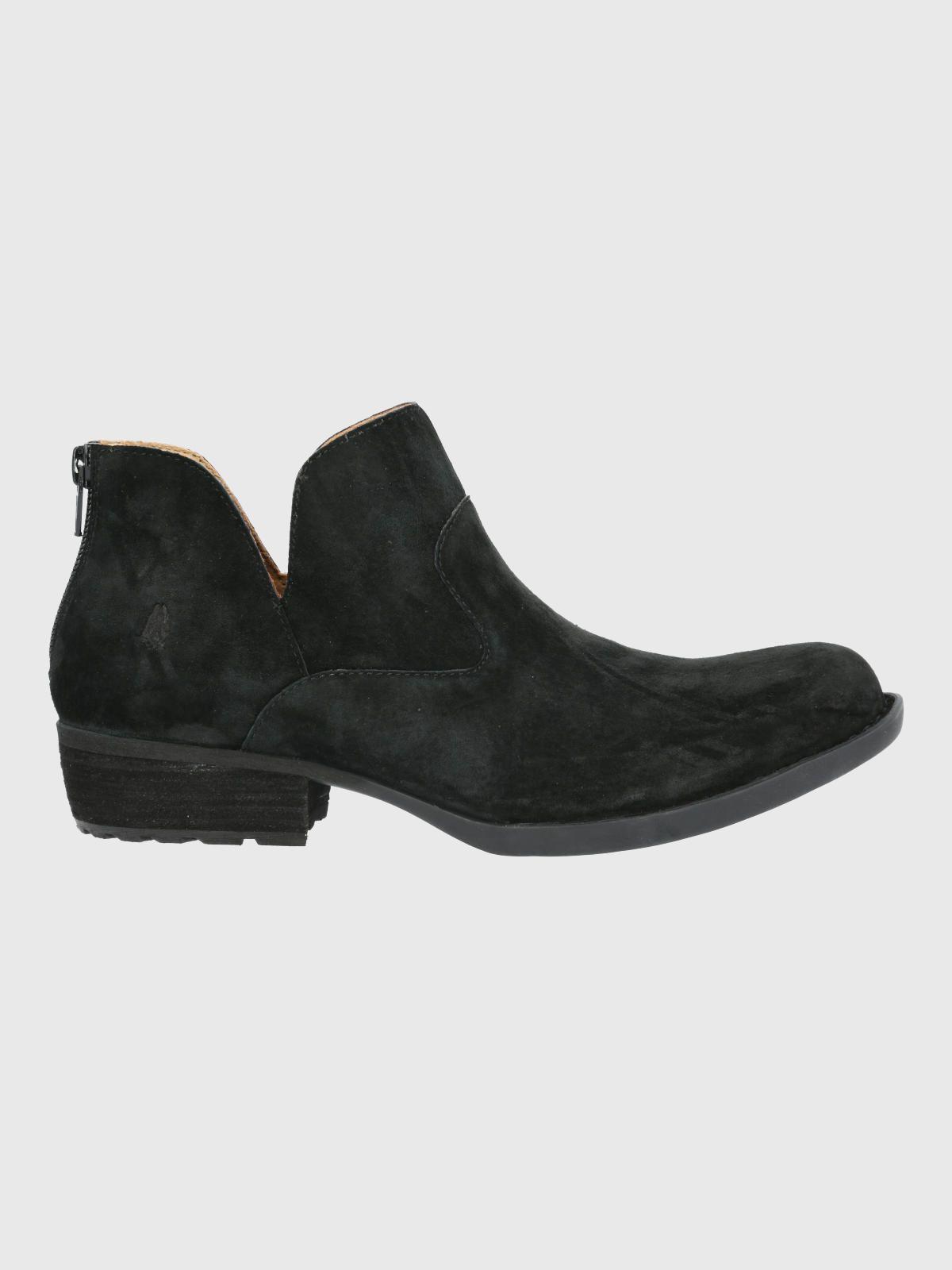 Botin Cuero Mujer Lovaina Negro-1