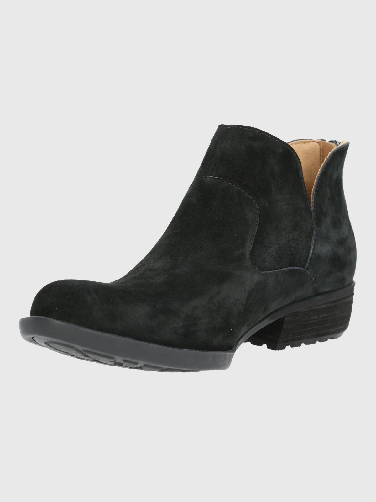 Botin Cuero Mujer Lovaina Negro-4