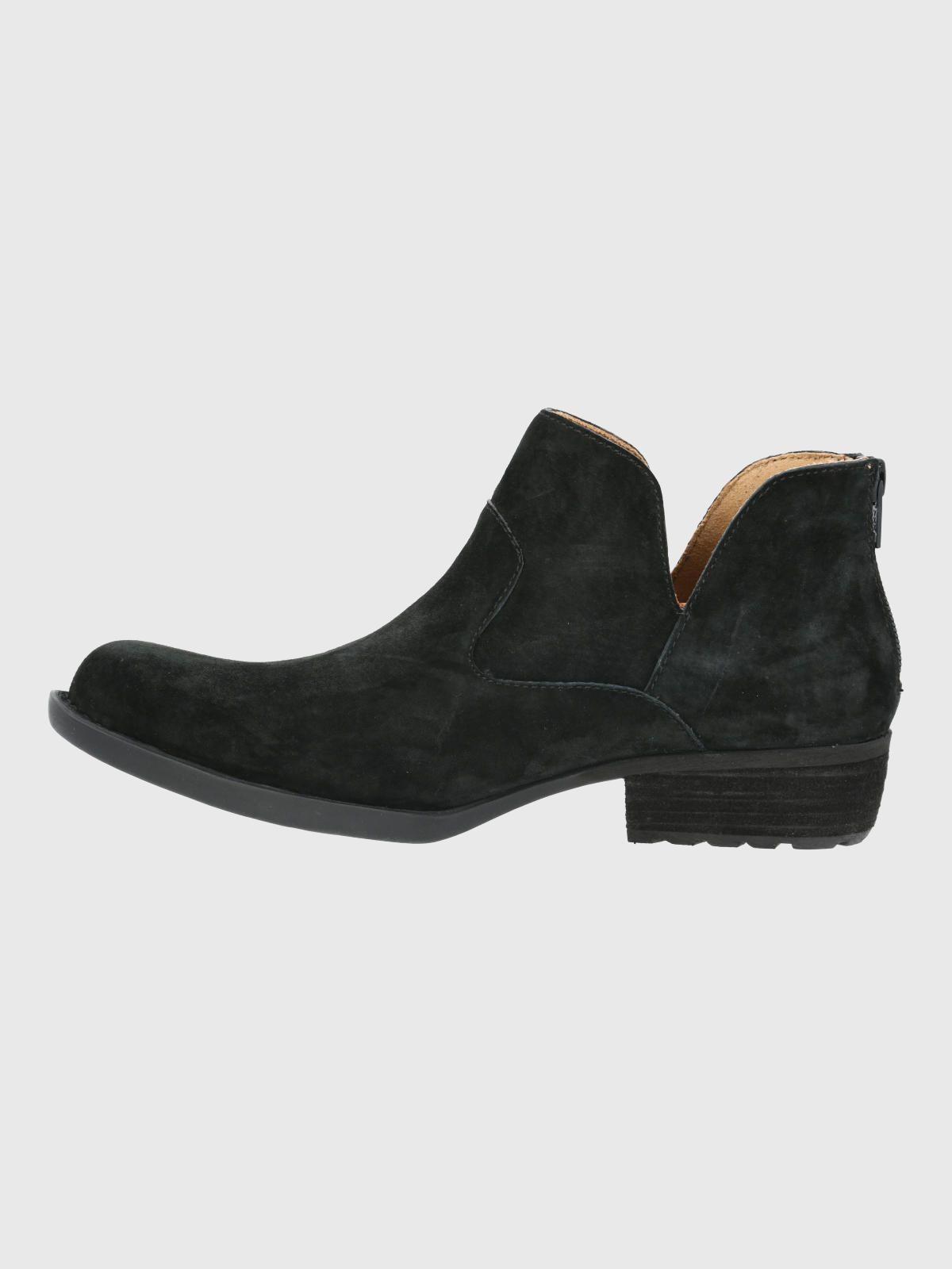 Botin Cuero Mujer Lovaina Negro-5