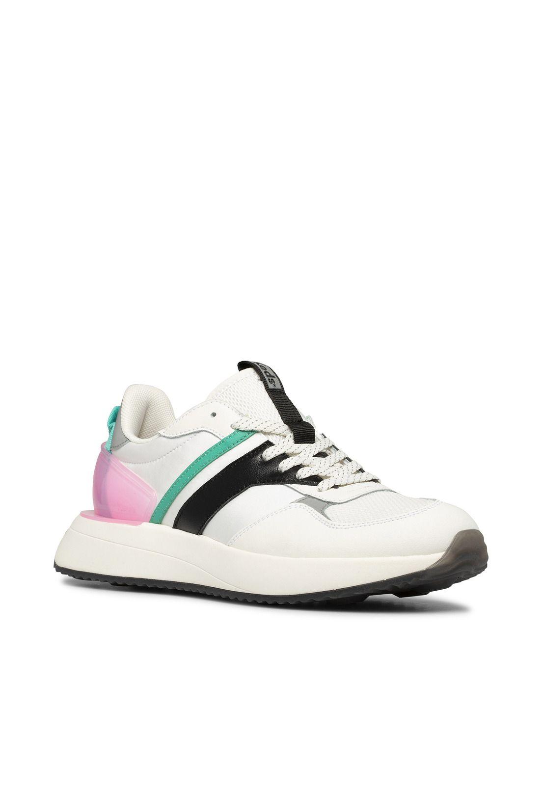 Zapatilla Cuero Mujer Tiasa Blanco-1