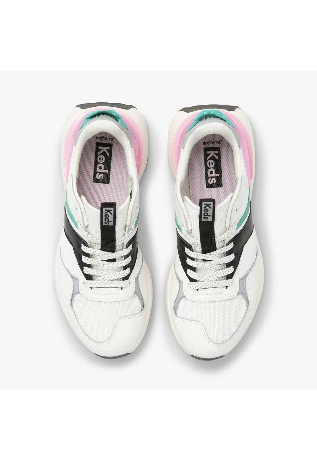 Zapatilla Cuero Mujer Tiasa Blanco-2