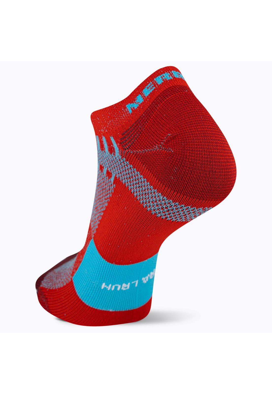 Calcetín Unisex Trail Runner Light N Rojo-1