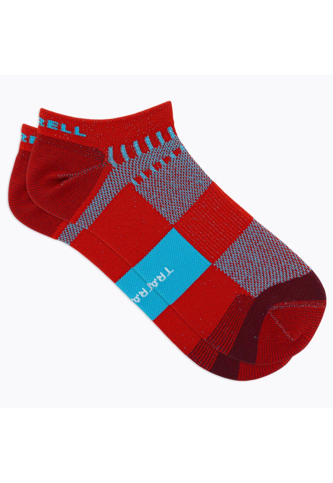 Calcetín Unisex Trail Runner Light N Rojo-2