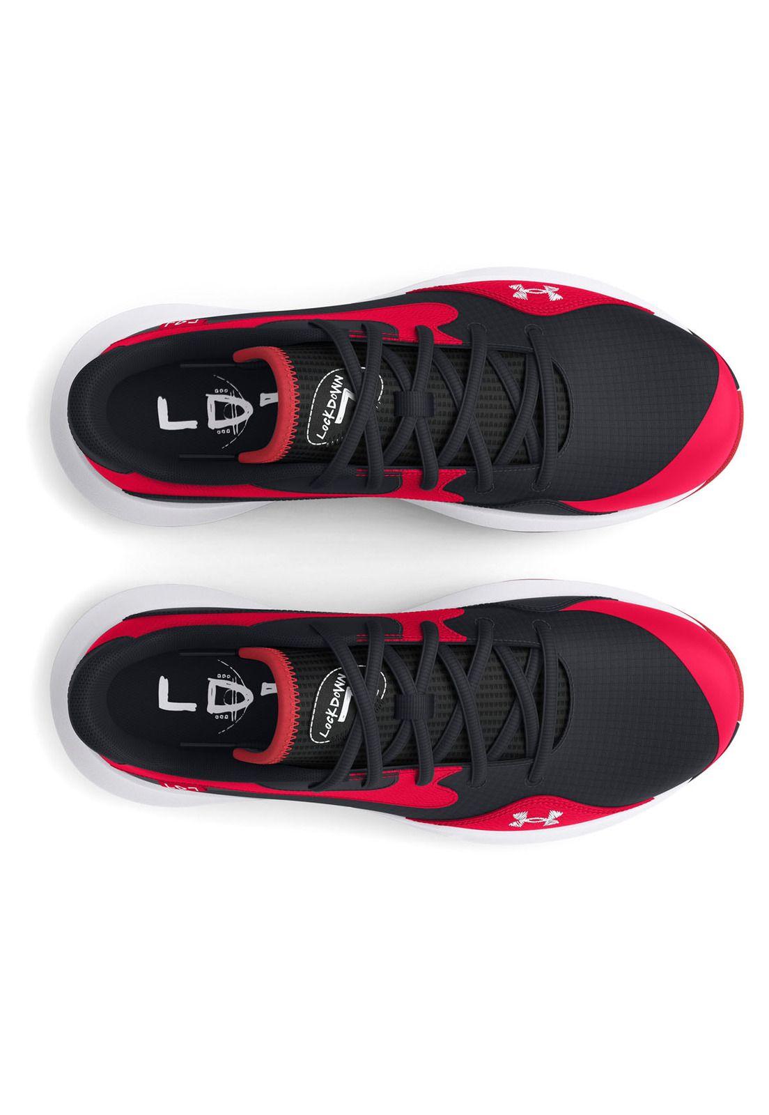 Zapatillas Bsketball unsex Lockdown7  Rojo-4
