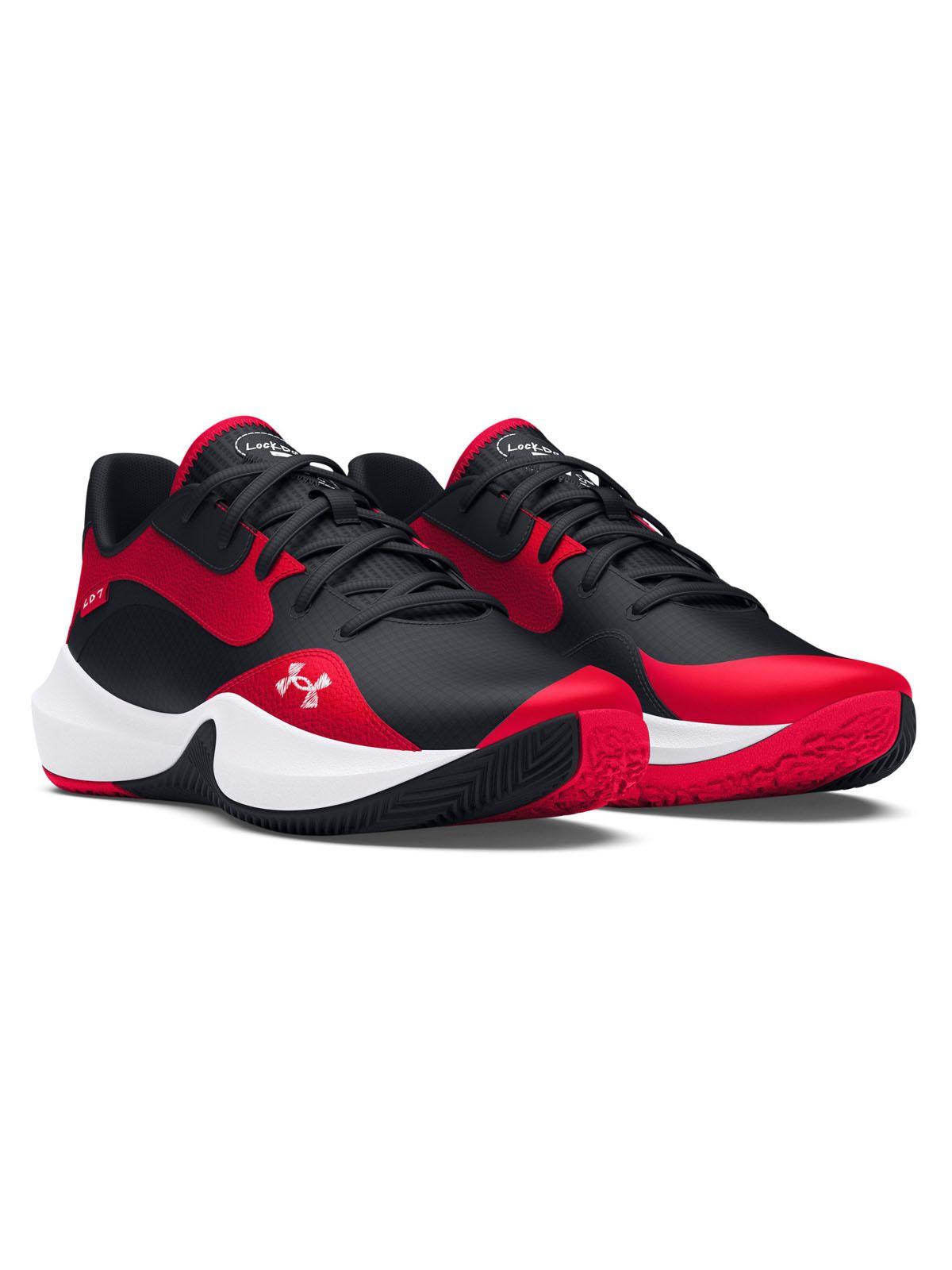 Zapatillas Bsketball unsex Lockdown7  Rojo-5