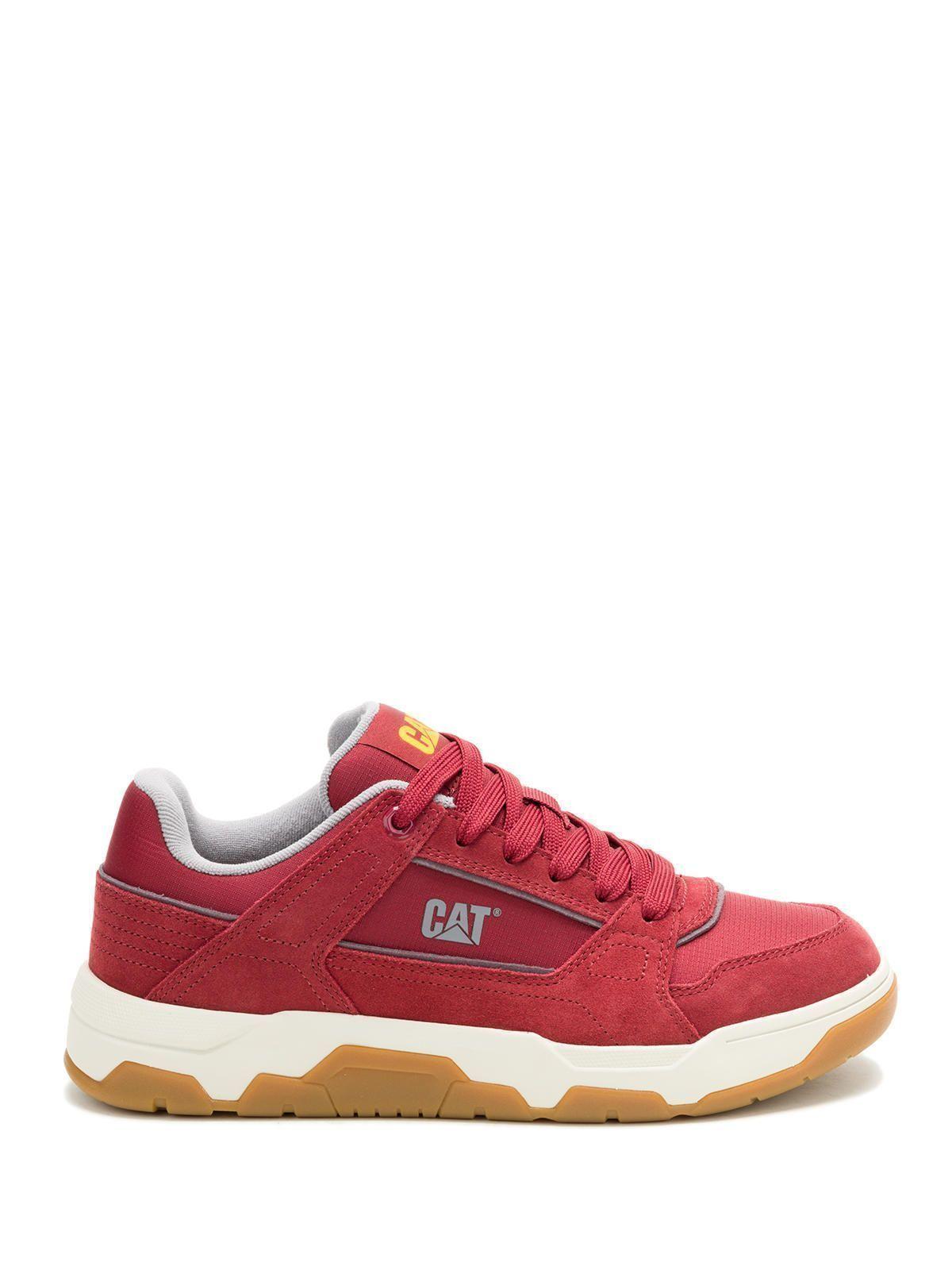 Zapatilla C/Caña Cuero Hombre Theorem Rojo-1