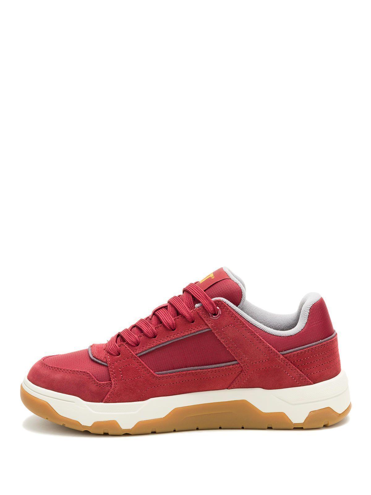 Zapatilla C/Caña Cuero Hombre Theorem Rojo-3