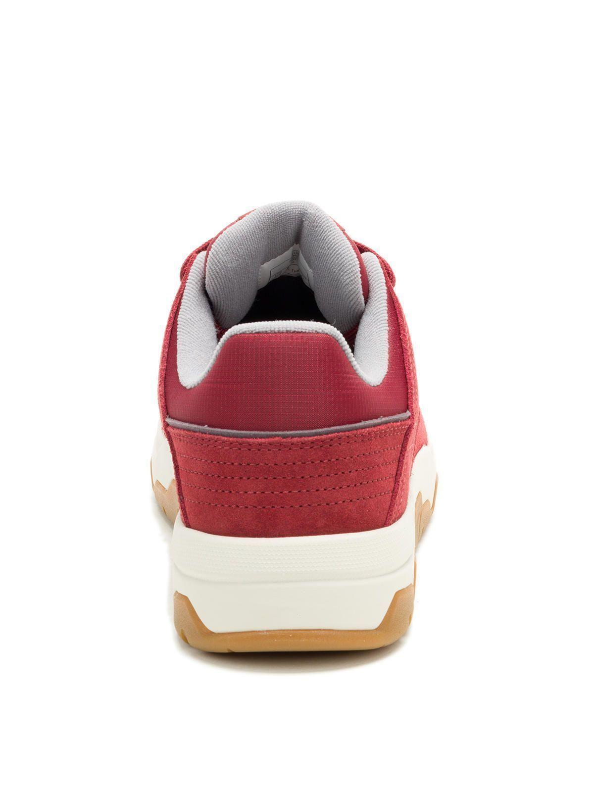 Zapatilla C/Caña Cuero Hombre Theorem Rojo-5