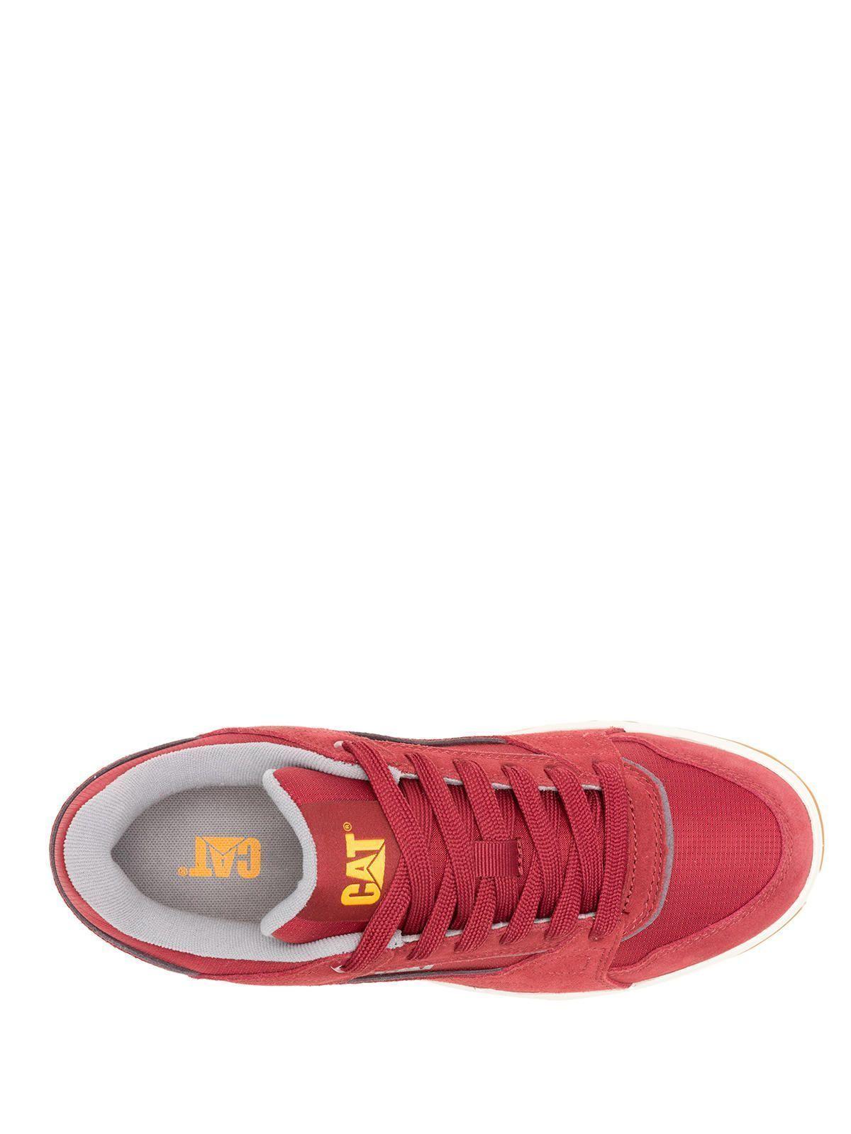Zapatilla C/Caña Cuero Hombre Theorem Rojo-6