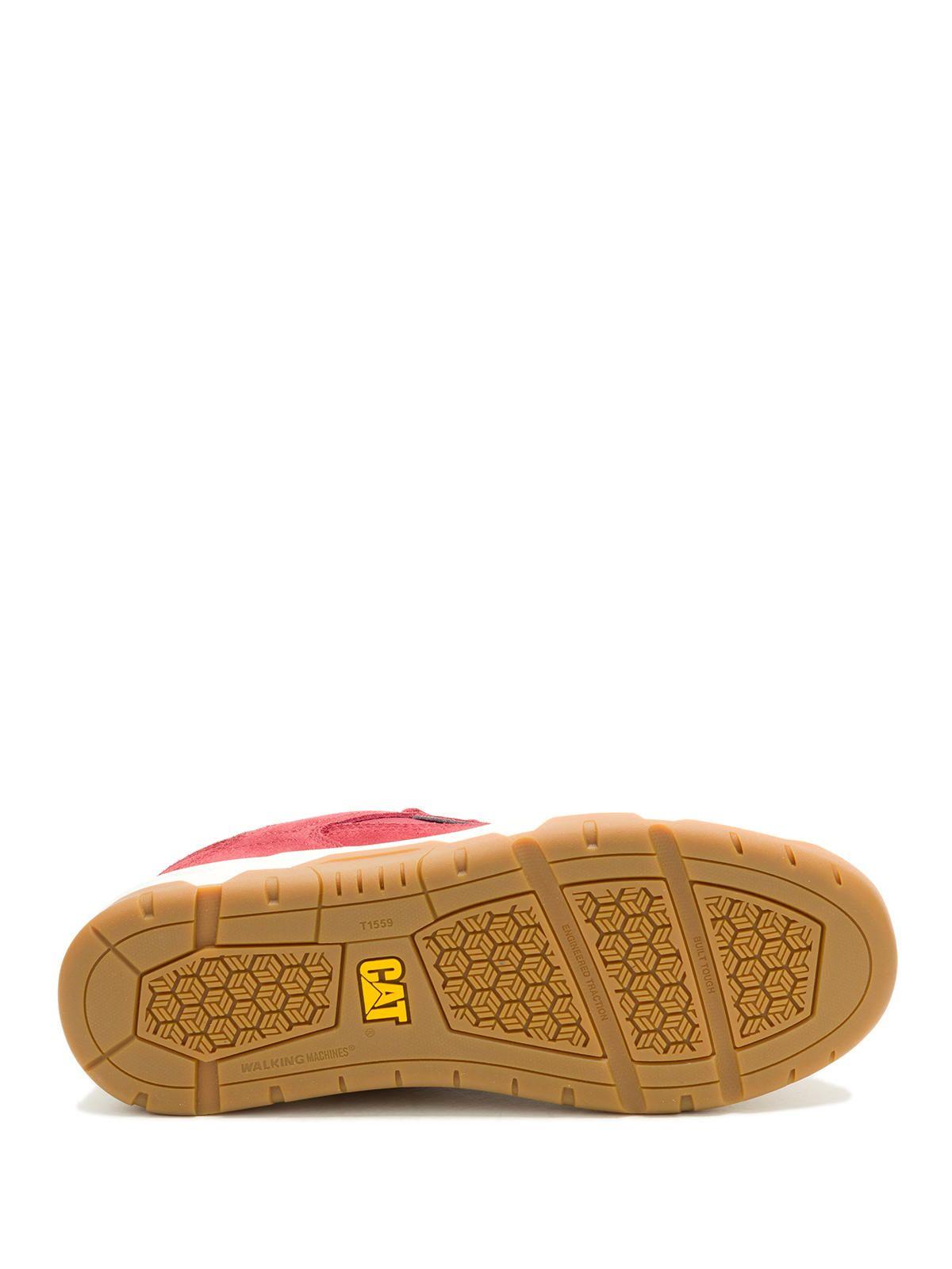 Zapatilla C/Caña Cuero Hombre Theorem Rojo-7