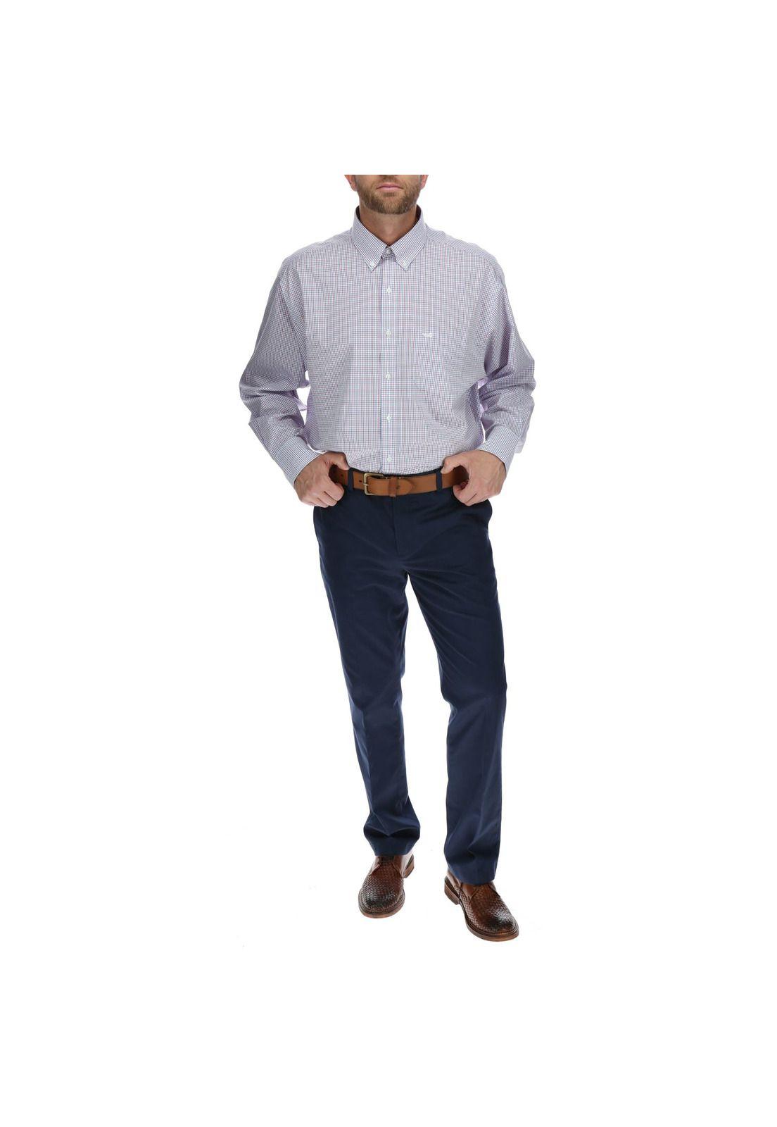 Pantalón Hombre Classic Azul-4