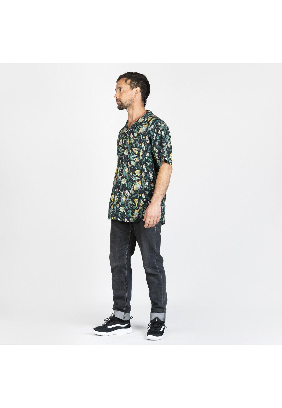 Camisa M/C Hombre Bertrand Verde-1