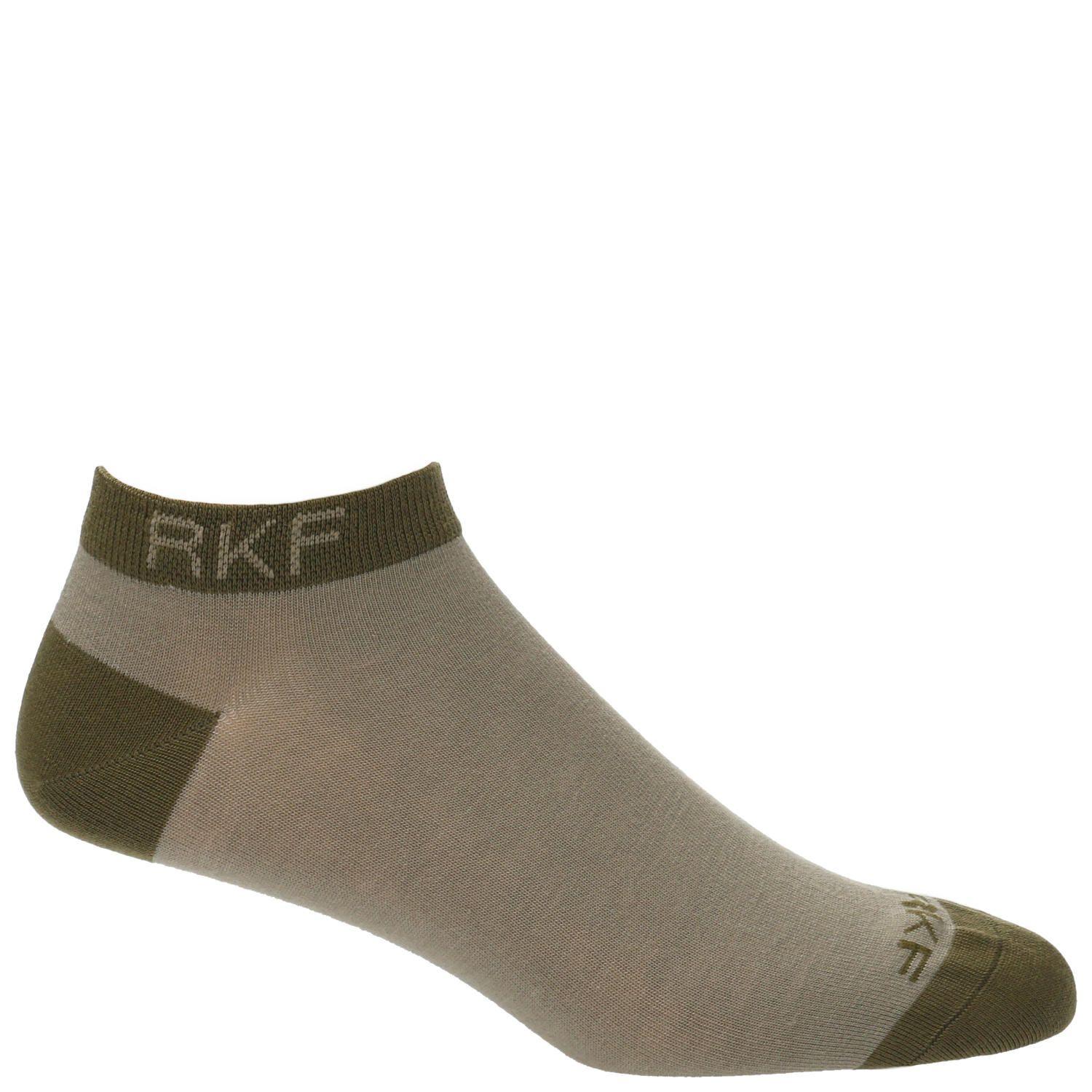 Calcetin Casual Rfv23H Ped Plain Rkf Verde Hombre-0