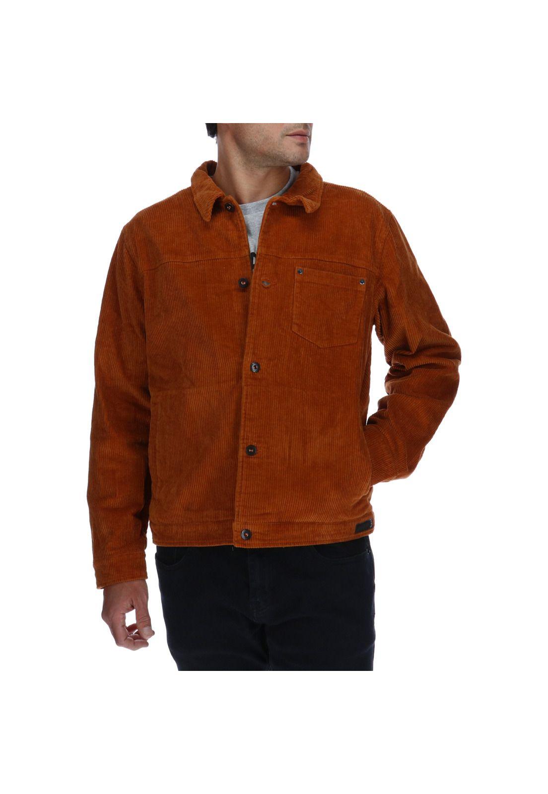 Chaqueta Hombre Foundation Mixed Jacket Algodón Camel-0