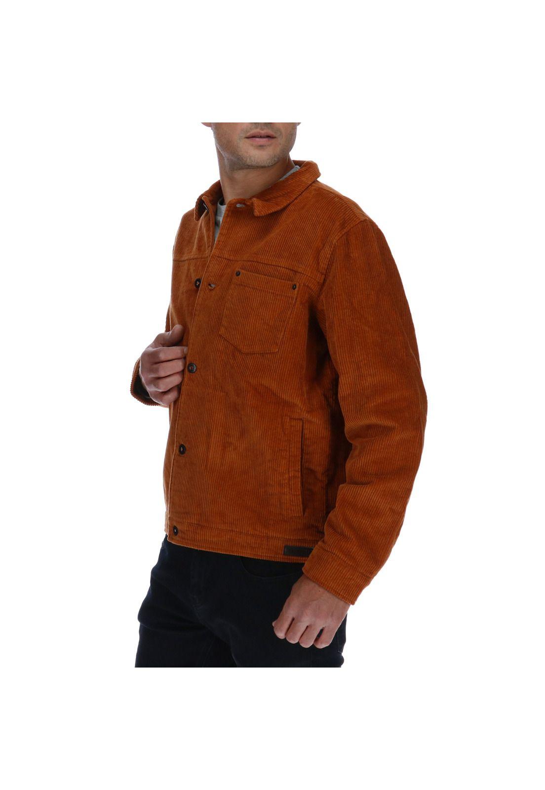Chaqueta Hombre Foundation Mixed Jacket Algodón Camel-1