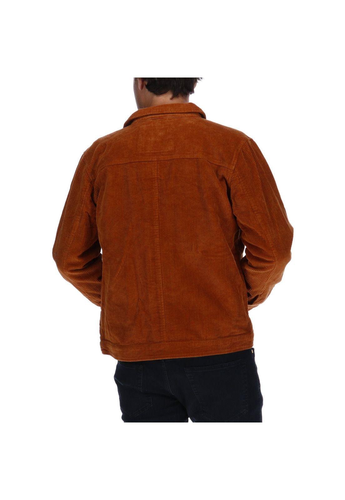 Chaqueta Hombre Foundation Mixed Jacket Algodón Camel-2