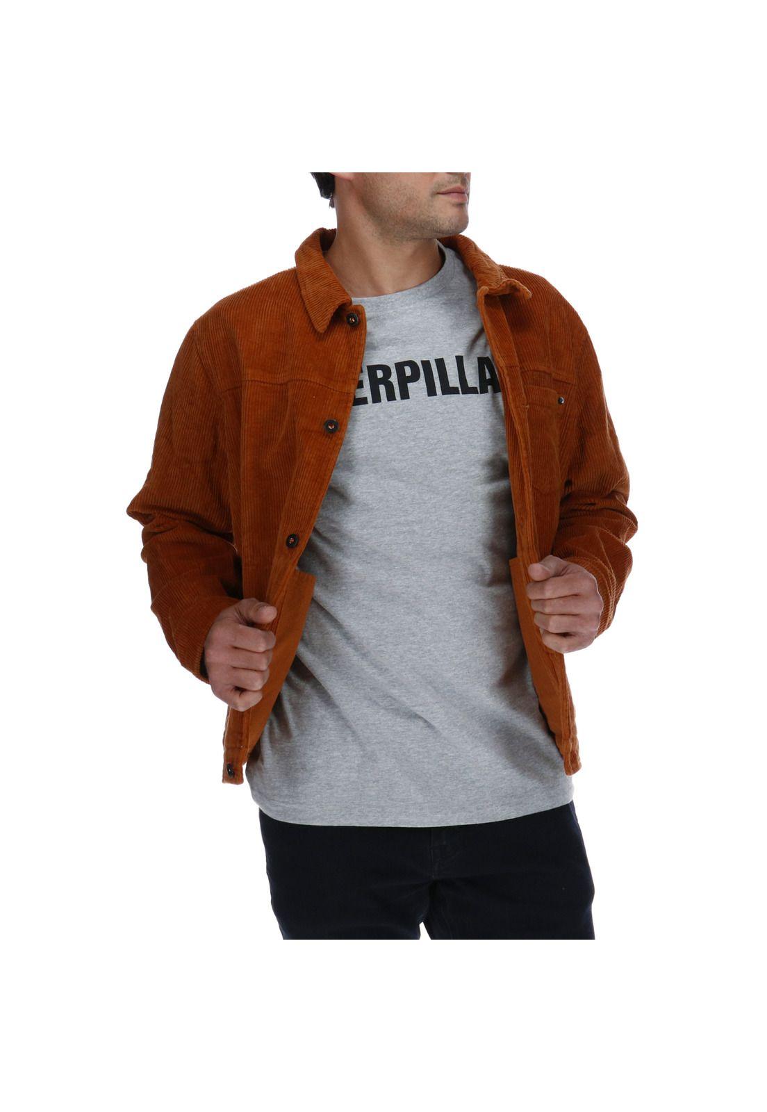 Chaqueta Hombre Foundation Mixed Jacket Algodón Camel-3