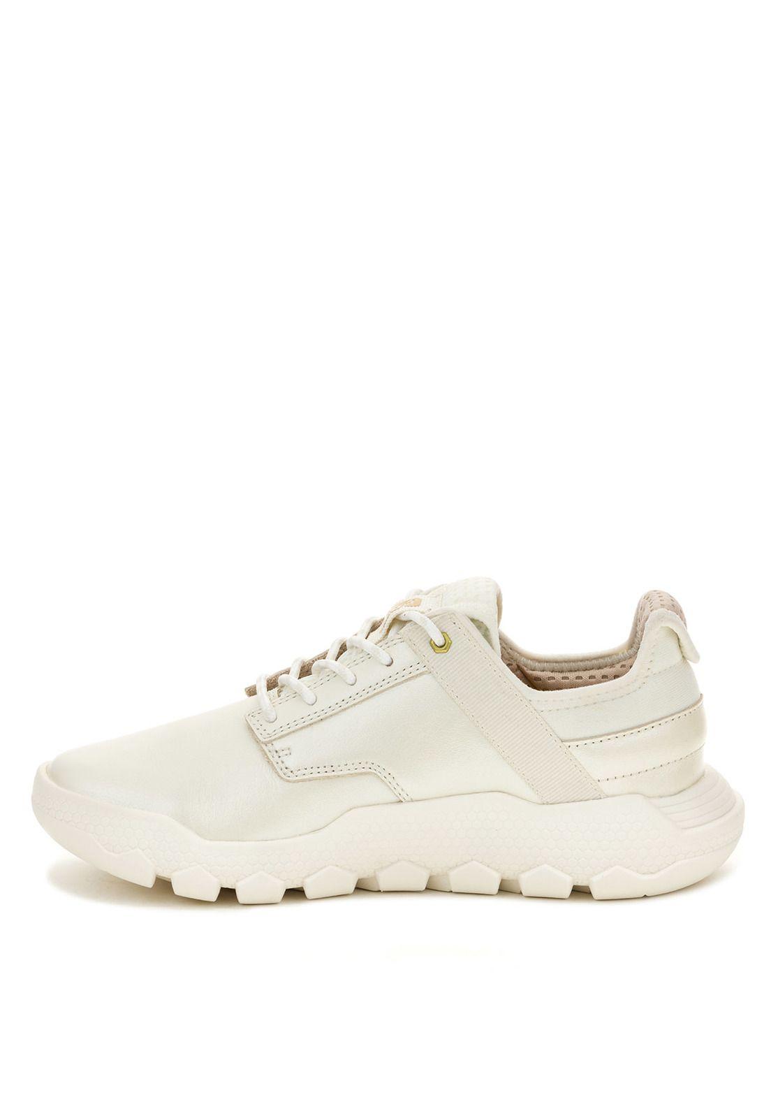 Zapatilla Cuero Mujer Hex Lite Blanco-3