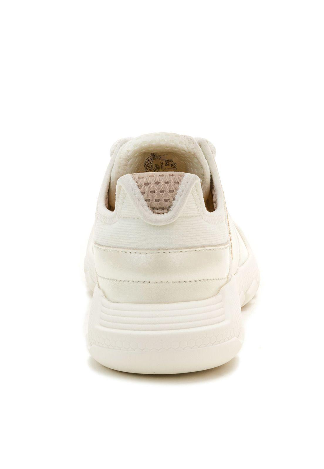 Zapatilla Cuero Mujer Hex Lite Blanco-5