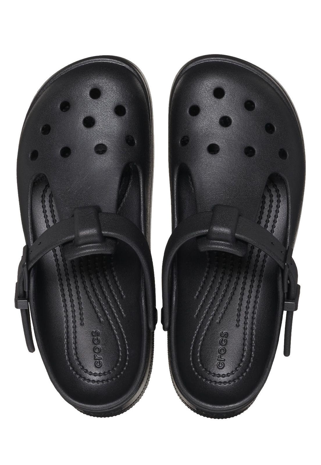 Sandalia Crocs Mujer Cls Mary Jane Clog Negro-4