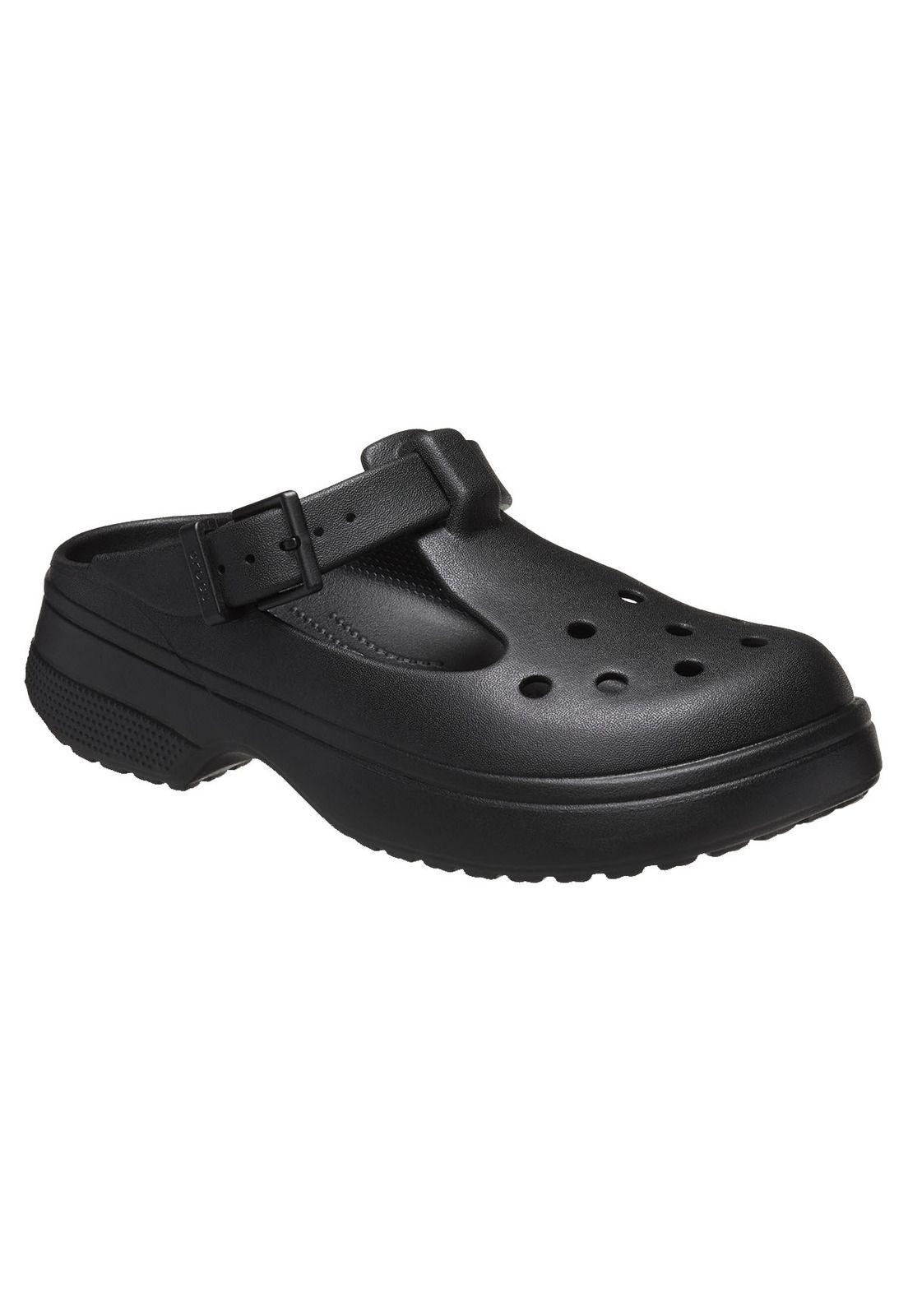 Sandalia Crocs Mujer Cls Mary Jane Clog Negro-6