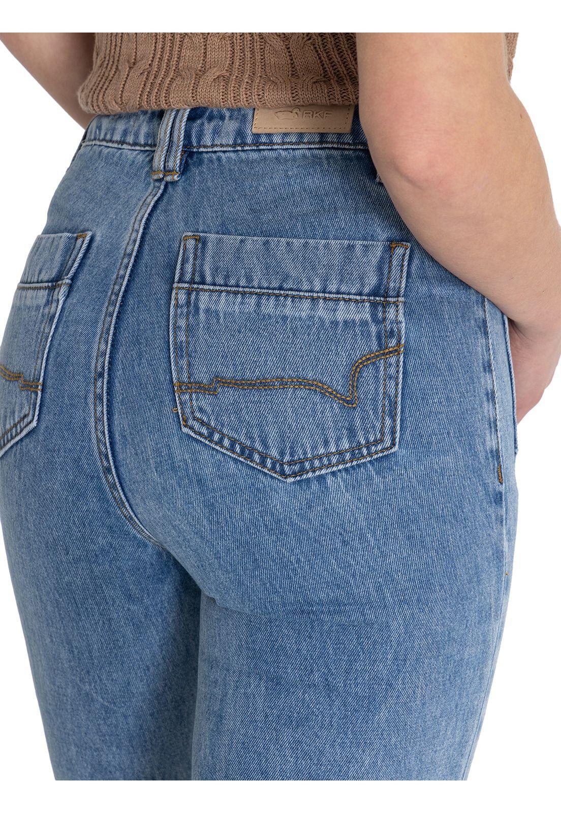Jeans Algodón Orgánico Azul Thau Mujer -8