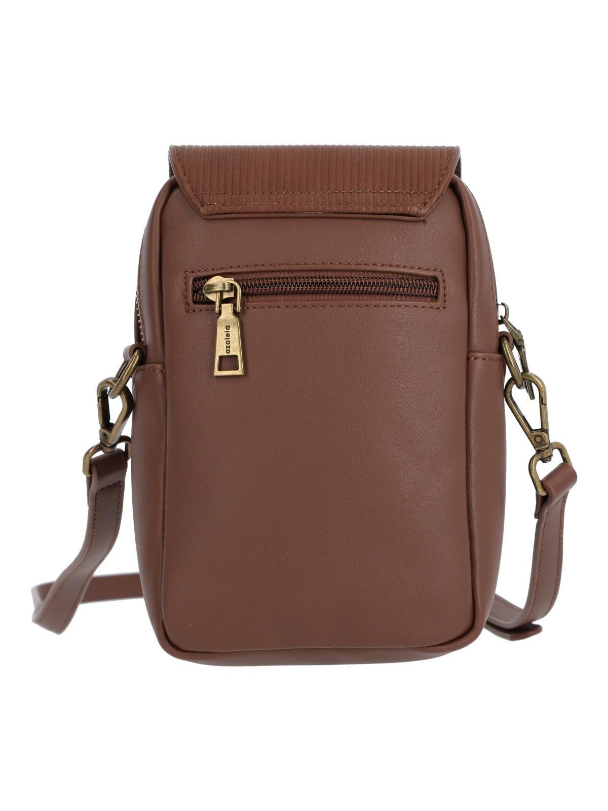 Cartera Vittoria Cross Café Mujer-2