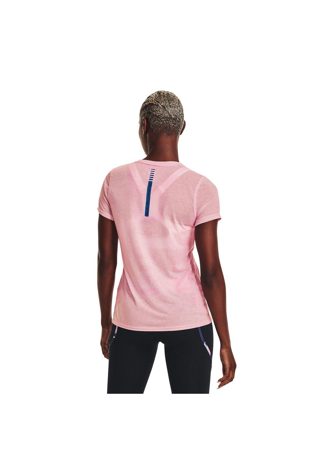 Polera UA Run Anywhere Breeze mujer Rosado-4