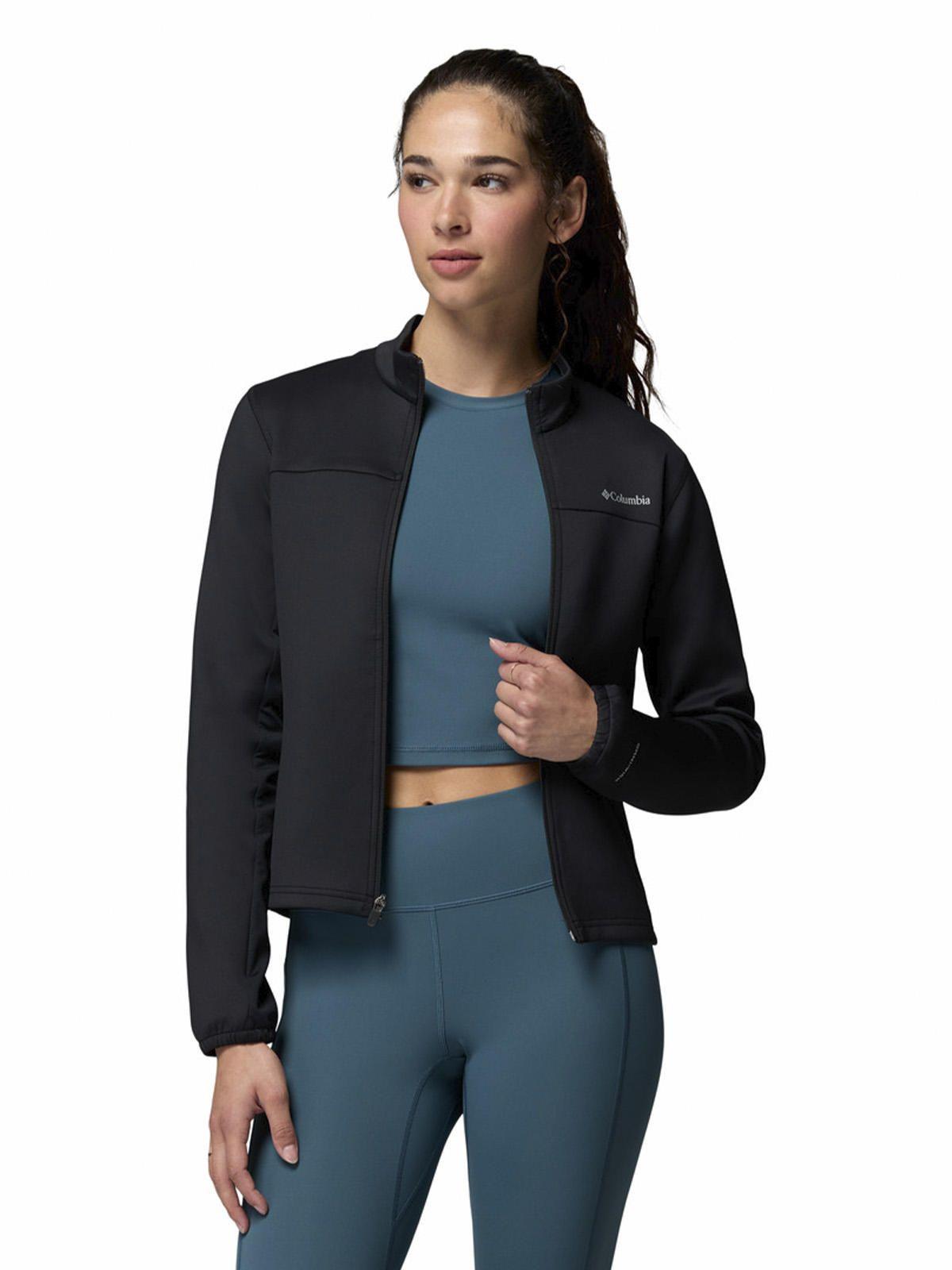 Softshell Mujer Sloan Crest Spacer Negro-3